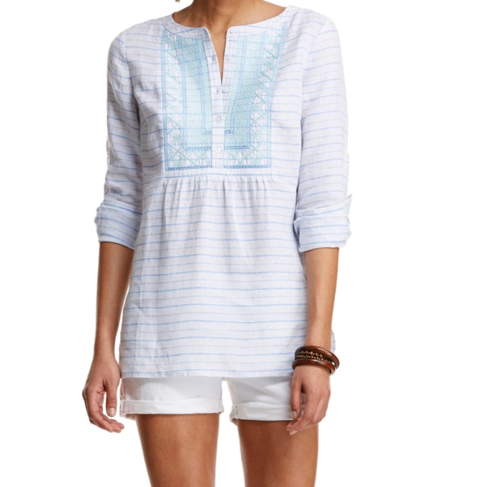 Vineyard Vines- Beach stripe popover - NWT